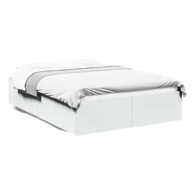 (white, x cm/ cm) vidaXL Bed Frame Bedroom Bed Base Bedstead White 120x200 cm Engineered Wood