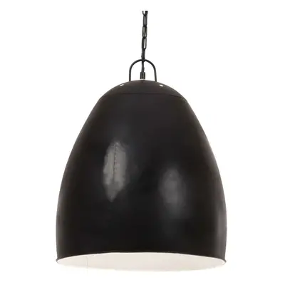 vidaXL Industrial Hanging Lamp W Black Round cm E27 Ceiling Light