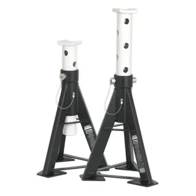 PAIR Tonne Axle Stands - Heavy Duty Steel Frame - 487mm to 752mm Height