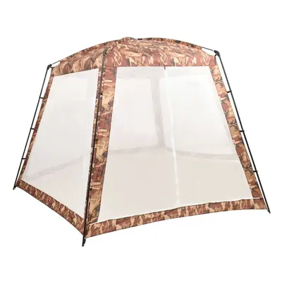 vidaXL Pool Tent Fabric 500x433x250 cm Camouflage Pool Sun Shelter Party Pent