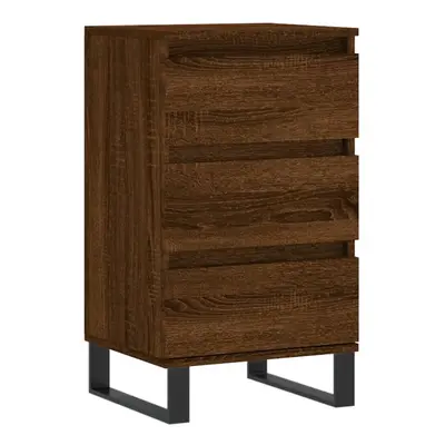 vidaXL Sideboard Hall Storage Side Cabinet Cupboard Brown Oak Engineered Wood