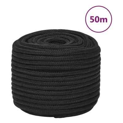 (black, mm/ m) Marine Rope Dock Coil Boat Line Polypropylene Rope Multi Sizes Multi Colours