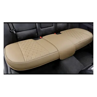 PU Leather Rear Bench Car Seat Cover Protector Fits 90% of 4-dr Vehicles for Seat Bottom Only (N