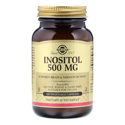 Solgar, Inositol, mg, Vegetable Capsules