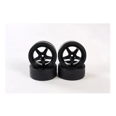 TAMIYA Mounted Drift Wheels Tyres for 26mm (4pcs) - RC Car Spares