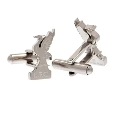 Liverpool FC Liverbird Crest Mens Stainless Steel Cufflinks