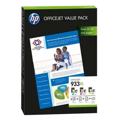 HP CR711AE 933XL Officejet Value Pack, Sheets/A4/210 x mm, Cyan/Magenta/Yellow, Multipack