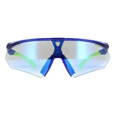 Adidas Sunglasses SP0027 91X Frosted Blue Vario Mirror Blue Photochromic