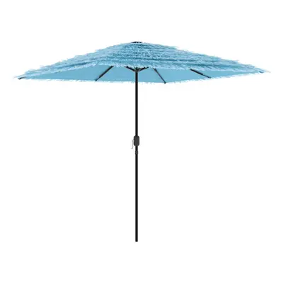 (blue, x x cm) vidaXL Garden Parasol with Steel Pole Outdoor Umbrella Balcony Sun Parasol