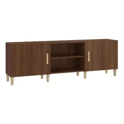 (Brown oak) vidaXL TV Cabinet Engineered Wood Indoor TV Console Media Unit Multi Colours