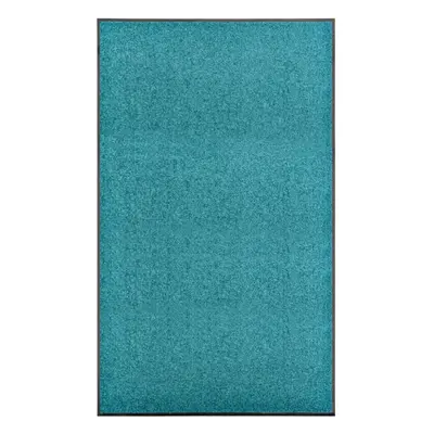 vidaXL Doormat Washable Cyan Home Garden Barrier Entrance Rug for Front Door