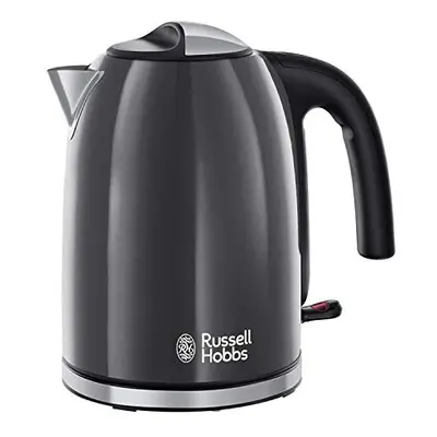 Russell Hobbs Stainless Steel Electric Kettle, 1.7 Litre, Grey