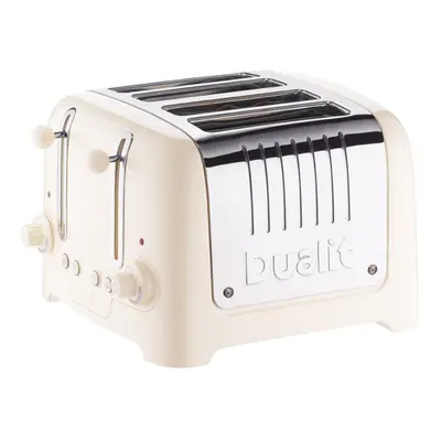 Dualit 4 Slice Lite Toaster Variable Browning Control Canvas White