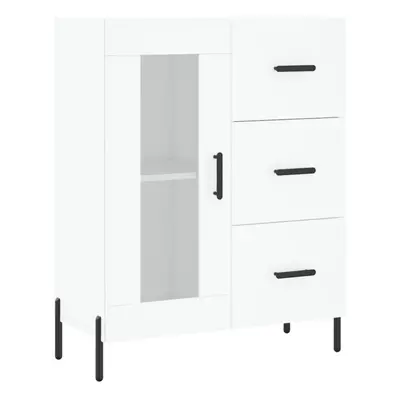 (white) vidaXL Sideboard Storage Cabinet Side Cabinet Cupboard White Engineered Wood