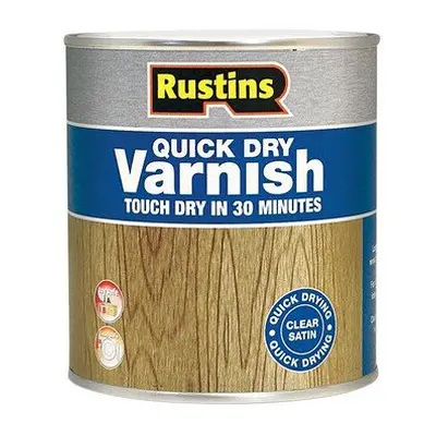 Rustins AVSC2500 Quick Dry Varnish Satin Clear 2.5 Litre