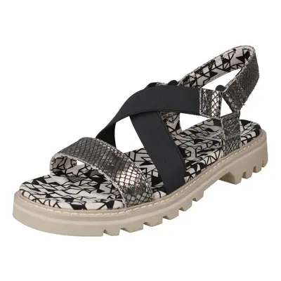 (Silver, UK 5) Ladies Caterpillar Open Toe Casual Sandals Ismay