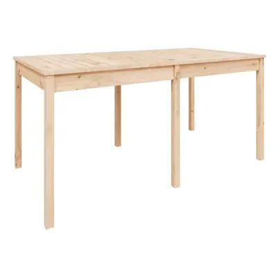 (natural pine, 159.5 x 82.5 x cm) vidaXL Garden Table Patio Table Wooden Dining Coffee Table Sol