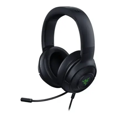 Razer Kraken V3 X Gaming Headset: 7.1 Surround Sound - Triforce 40mm Drivers - HyperClear Bendab