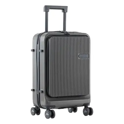 Dellonda 20" Cabin Size Luggage with Laptop Compartments, Dual TSA Lock, USB & 360 Wheels - DL15