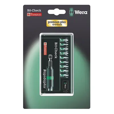 Wera 8757-9/BTZ Premium Plus Bit-Check Mixed Bits, 9-Piece Set