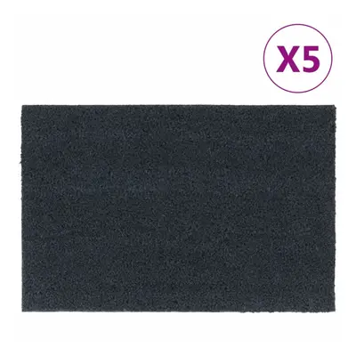 vidaXL Door Mats Floor Mat Indoor Entrance Mat pcs Dark Grey Tufted Coir