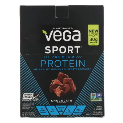 Vega, Protein, Chocolate, Pack, 1.6 oz (44 g) Each