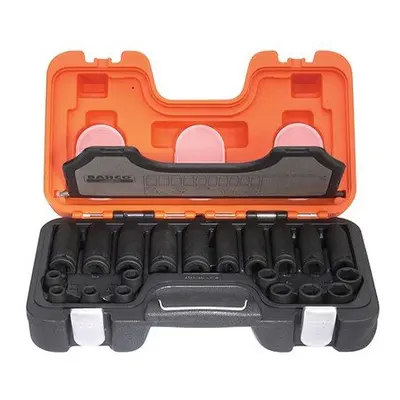 Bahco D-DD/S20 Mixed Impact Socket Set of Metric 1/2in