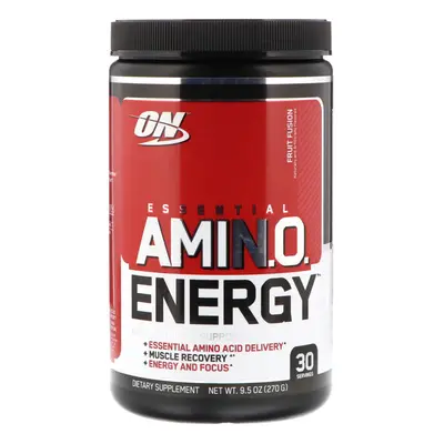 Optimum Nutrition, ESSENTIAL AMIN.O. ENERGY, Fruit Fusion, 9.5 oz (270 g)