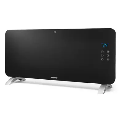 Geepas Smart Panel Heater 2000W Tempered Glass Overheat Protection