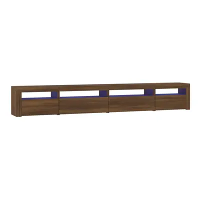 (brown oak, x x cm) vidaXL TV cabinets with LED Lights Multi Colours 240x35x40 cm/270x35x40 cm