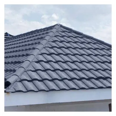 (Grey) Rainbow Tile Stone Coated Metal Roofing Shingles 5pcs