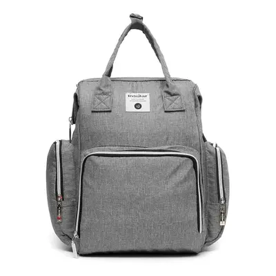 (Grey) 15L Mummy Backpack Travel Camping Diaper Bag Waterproof Organizer Baby Care Bag