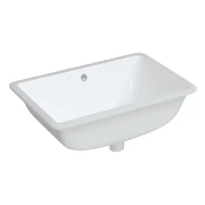 (60 x x cm) vidaXL Bathroom Sink Basin Sink Toilet Wash Basin White Rectangular Ceramic