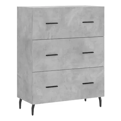 vidaXL Sideboard Storage Side Cabinet Cupboard Concrete Grey Engineered Wood