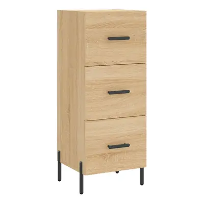 vidaXL Sideboard Storage Side Cabinet Cupboard Sonoma Oak Engineered Wood