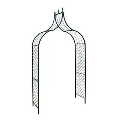 Selections Versailles Metal Decorative Garden Arch with Ground Spikes