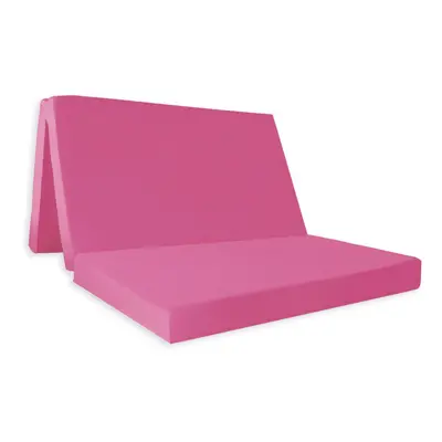 (Pink) Visco Therapy Double Badenia Folding ZBed Mattress