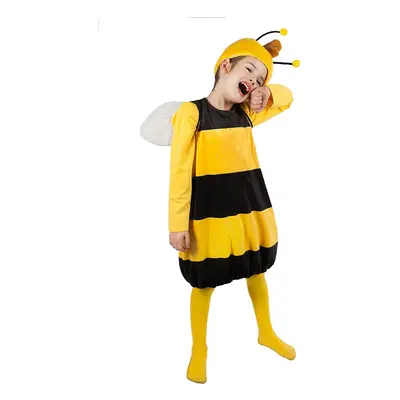 (5-6 years (110-116 cm)) Willy Maya the Bee child costume