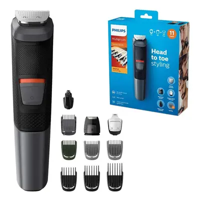 Philips 11-in-1 All-In-One Trimmer, Series Grooming Kit for Beard, Hair & Body with Attachments,