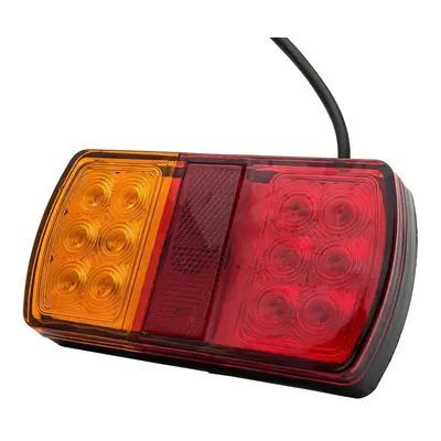 2Pcs 12/24V Led Car Tail Lights Stop Brake Lamp Rear Side Light Indicator for Submersible Boat T