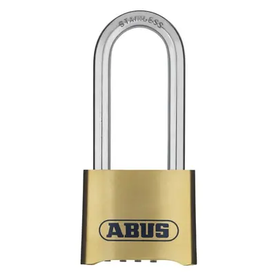 Waterproof Combination Padlock - Brass - Wheel - 50mm - Long Shackle