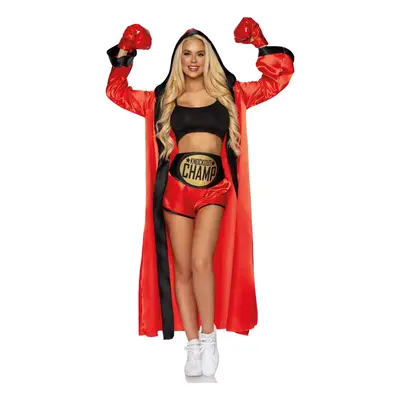 (M/L (42-44)) Women's luxury red boxer costume