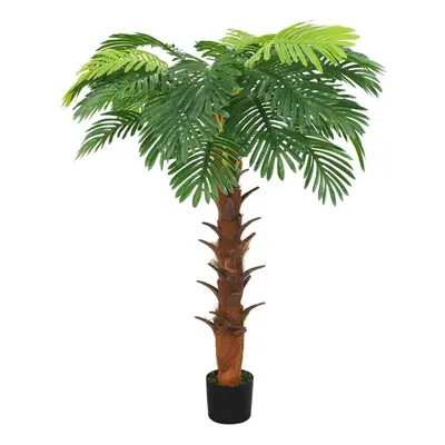 vidaXL Artificial Cycas Palm with Pot cm Green Indoor Potted Faux Plant