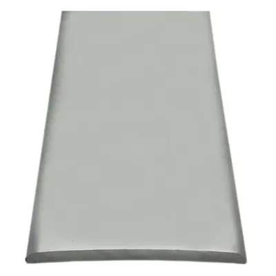 (Bright Silver, 9ft) Prestige Floor Cover Trim Covers Laminate/Wood/LVT Stick Down Threshold