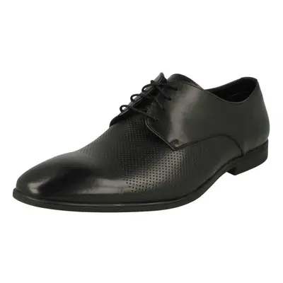 (UK 6, Black) Mens Clarks Formal Lace Up Shoes Bampton Cap - G Fit