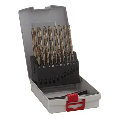 Bosch Professional 19pc. HSS-Cobalt ProBox Metal Drill Bit Set (for Stainless Steel, ? mm, Acces