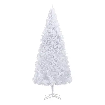 vidaXL Artificial Christmas Tree 500cm White Party Holiday Decoration Plant