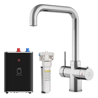 SIA BWT340CH Chrome 3-in-1 Instant Boiling Hot Water Tap Including Tank & Filter