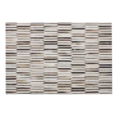 Cowhide Area Rug x cm Brown and Beige KULALAR