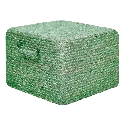 Jute Pouffe x x cm Green DHADAR